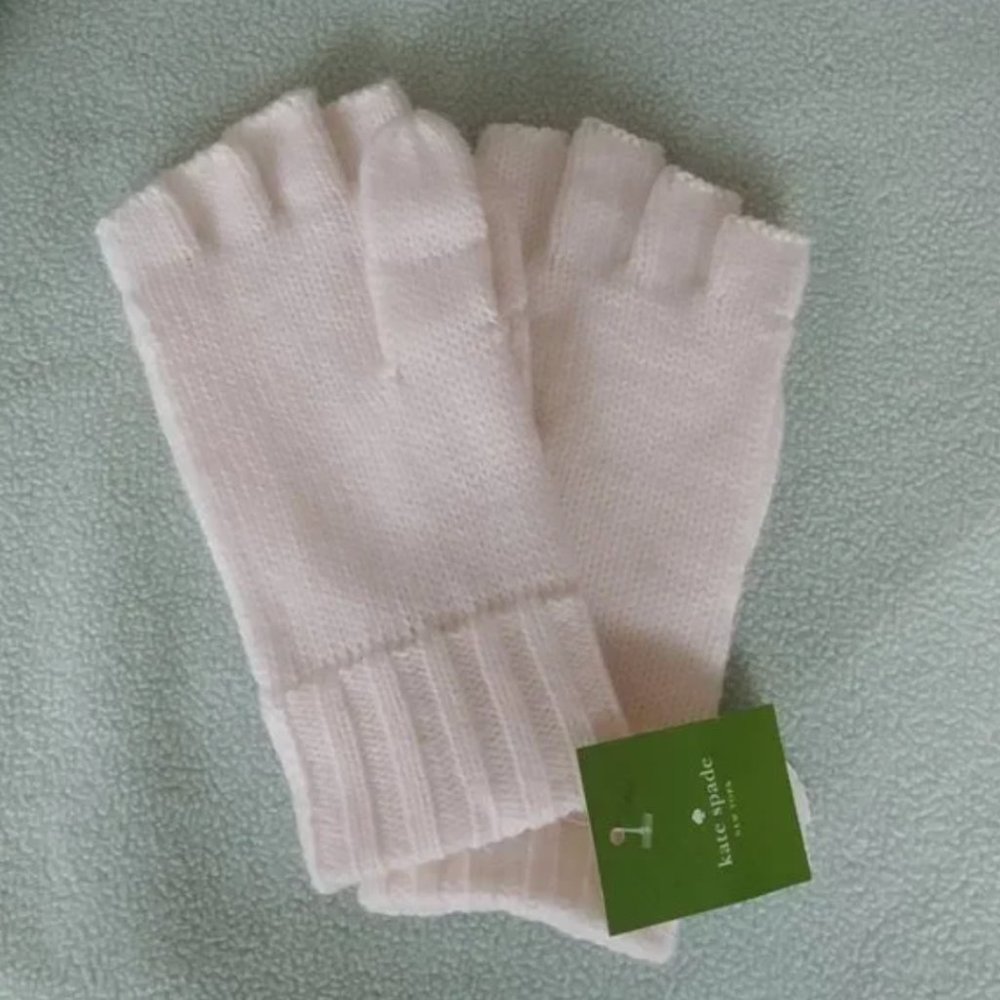 NWT - Kate Spade fingerless pop over gloves / mittens